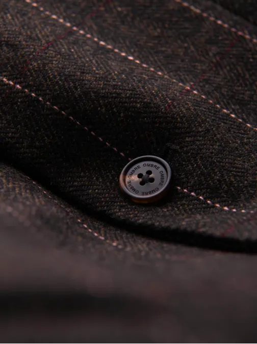 Štruktúrované grafitové pánske sako V3 BLZB-0137