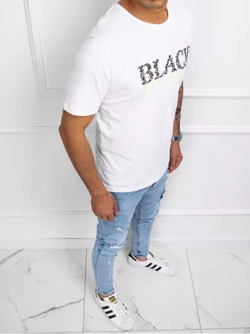 Štýlové biele tričko Black