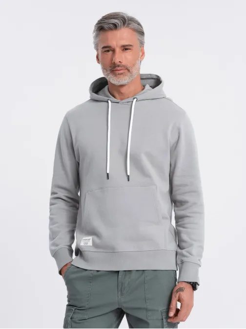 Nadčasová šedá mikina V8 SSBN-0177