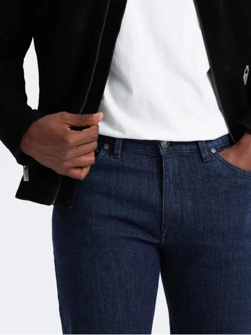 Módne indigo pánske rifle V1 PADP-0152