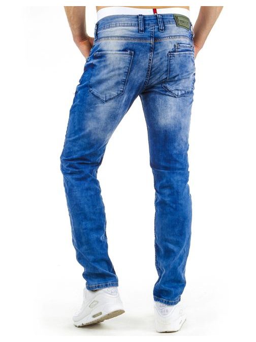 Štýlové džínsové nohavice pre pánov