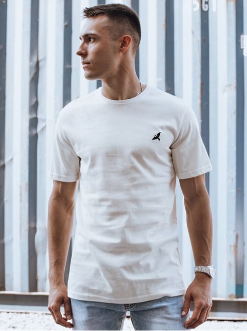 Trendy ecru tričko s logom
