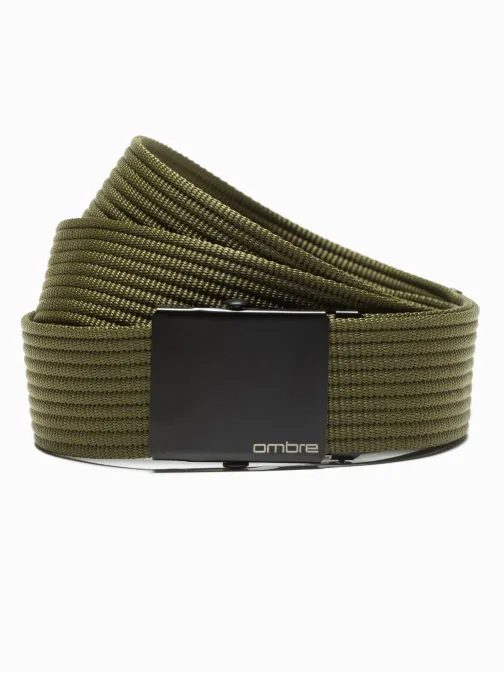 Zelený pánsky opasok A030