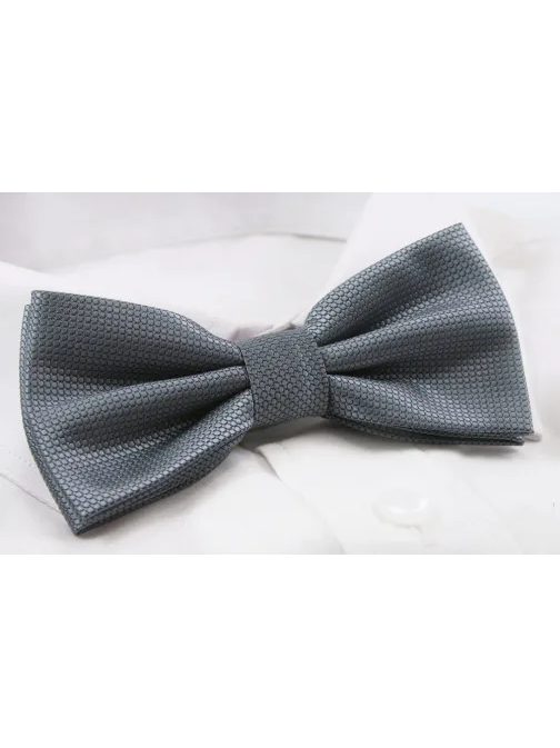 Elegantný tmavošedý pánsky motýlik Alties