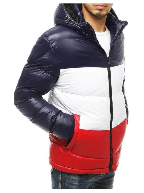 Moderná granátová zimná bunda