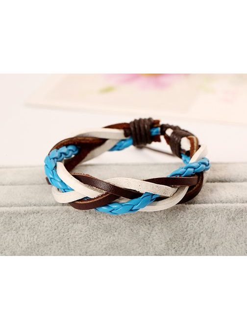 Náramok s kontrastnou modrou