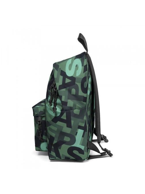 Mestský zelený ruksak Eastpak Padded Pak'r Letter