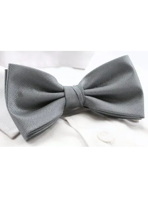 Trendy sivý pánsky motýlik