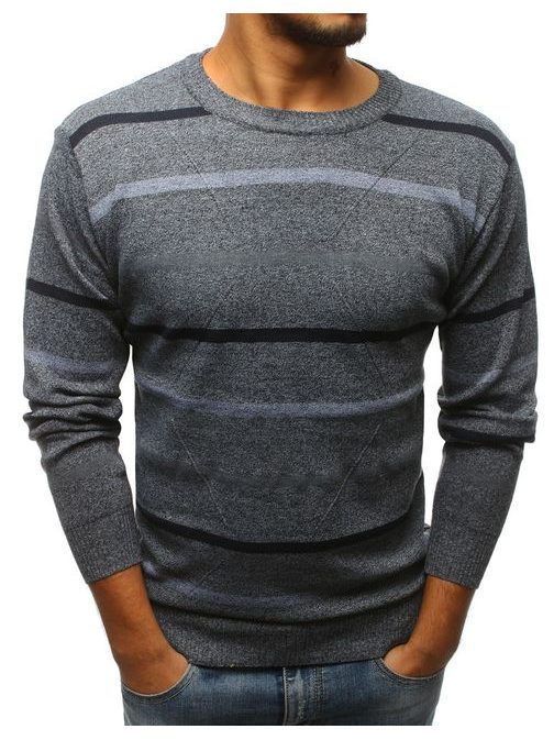 Atraktívny šedý sveter