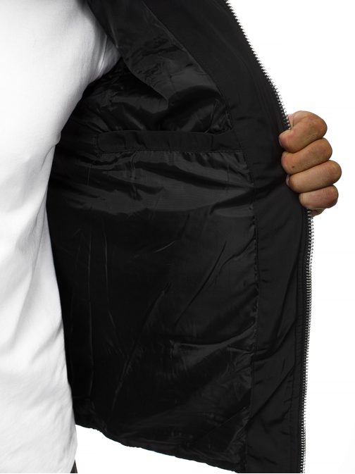 Tredny čierna zimná bunda O/88837