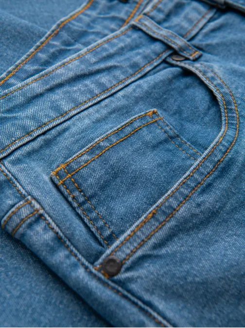 Jedinečné modré pánske rifle V3 PADP-0241