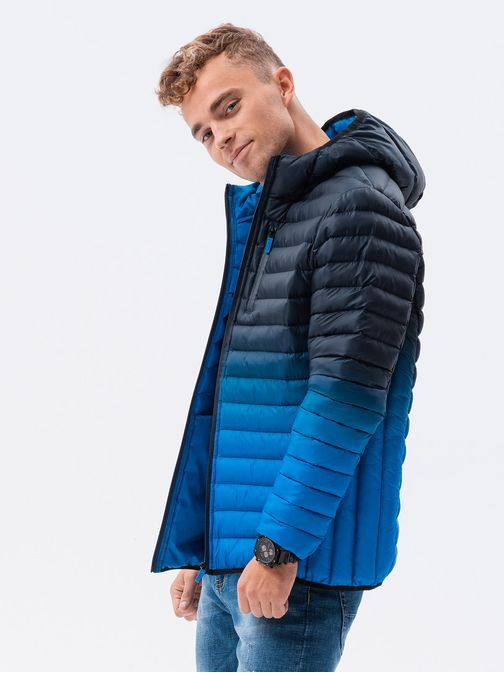 Moderná granátová bunda v štýlovom prevedení C319