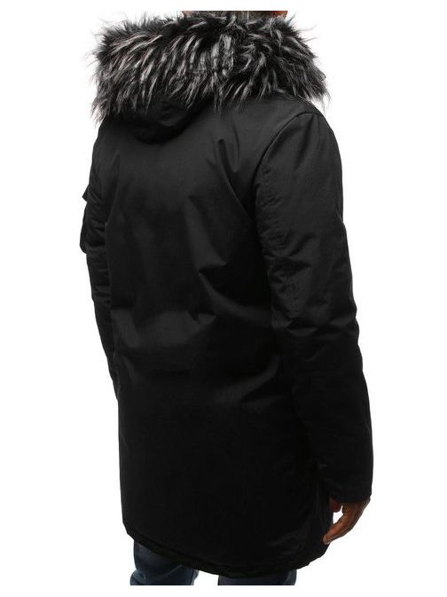 Trendy zimná čierna bunda