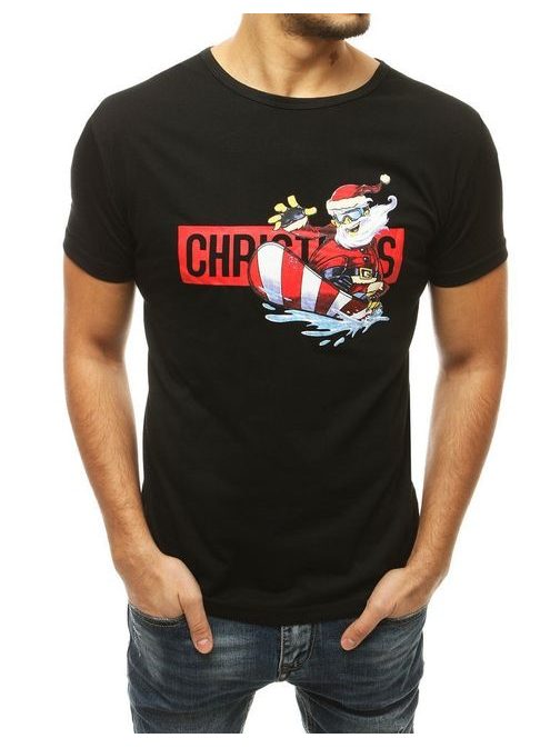 Čierne tričko COOL SANTA