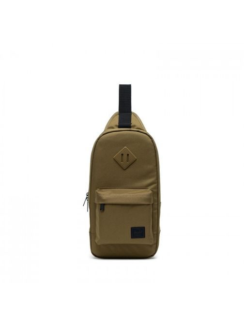 Moderná khaki taška cez plece HERSCHEL 600D POLY