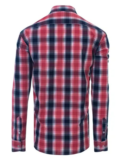 Trendová viacfarebná  košeľa s dlhým rukávom