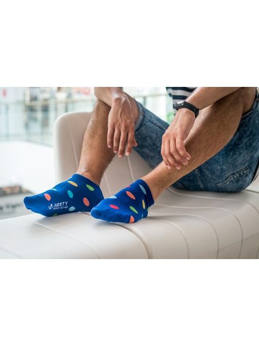 Členkové veselé bodkované ponožky Lentilky