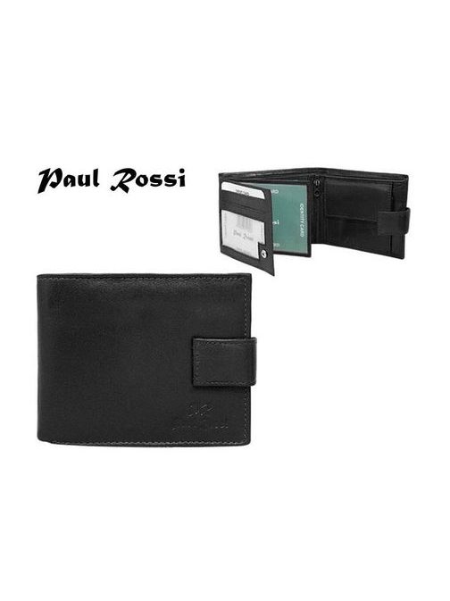 Pánska čierna peňaženka PAUL ROSSI