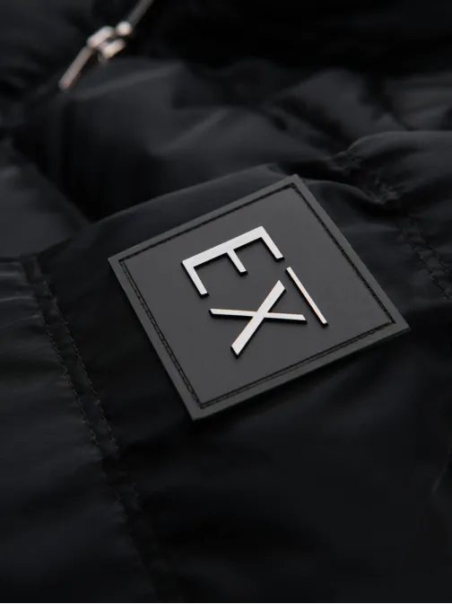 Atraktívna čierna bomber bunda V1 JALP-0218