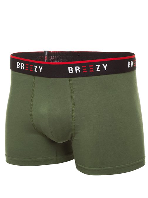 JEDNODUCHÉ KHAKI PÁNSKE BOXERKY B/88007