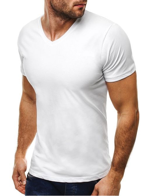 Bavlnené tričko biele MADMEXT 1287
