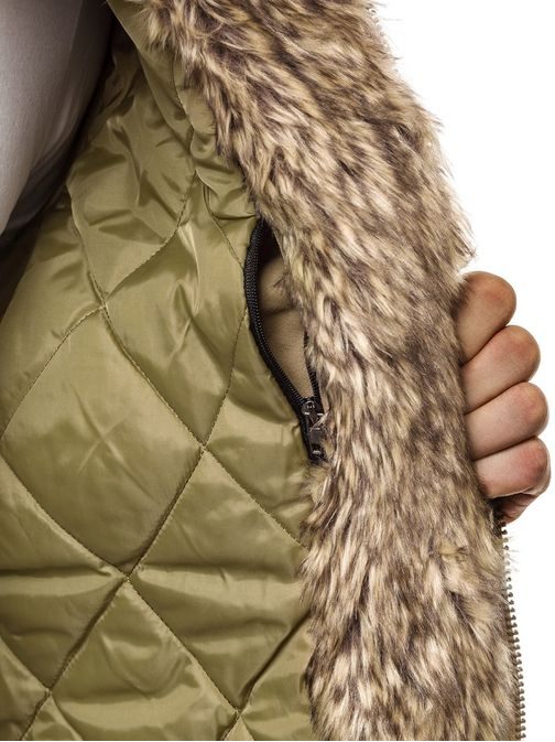 Béžová zimná bunda OZONEE JB/1065