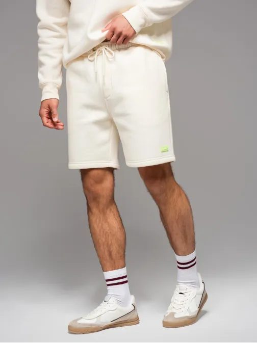 Unisex krémová športová súprava (mikina+ kraťasy) V2 Z108