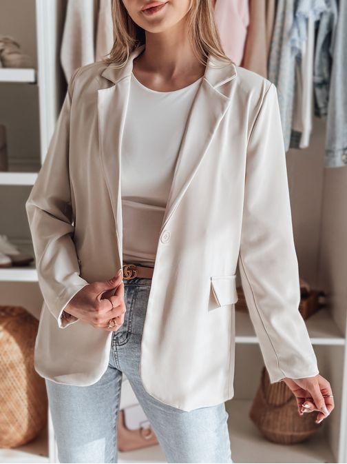 Béžové dámske oversize sako RESIDAL