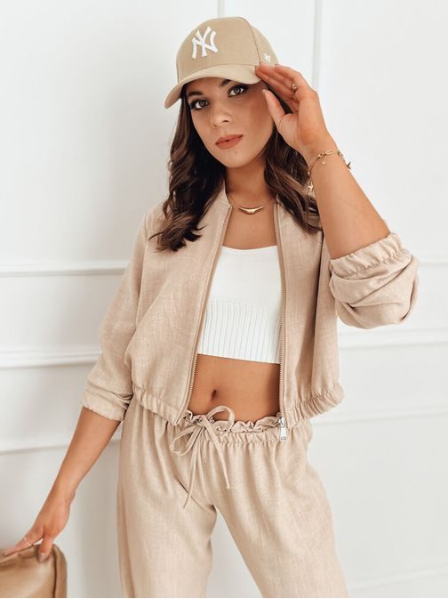 Dámska kamelová bomber bunda Maddie