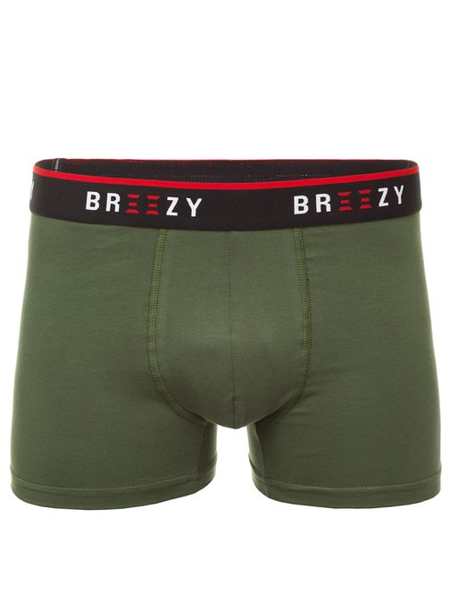 JEDNODUCHÉ KHAKI PÁNSKE BOXERKY B/88007