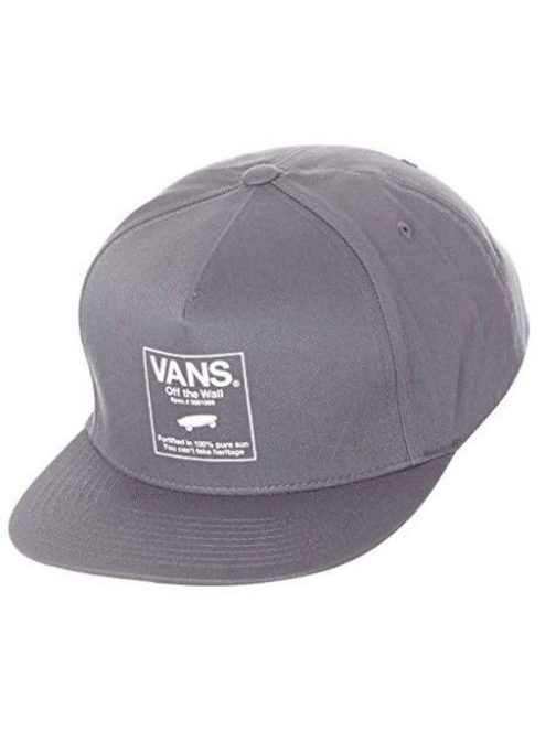 Moderná šedá šiltovka Vans Socony Asphalt