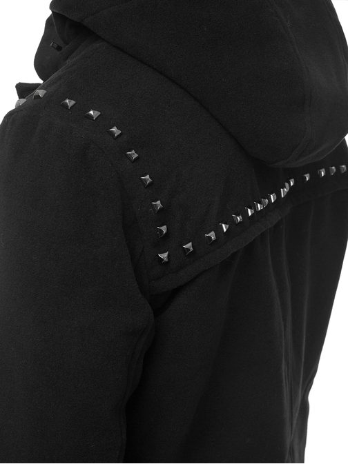 Originálny čierny pánsky kabát O/88870Z