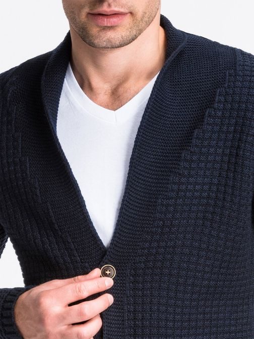 Teplý granátový sveter e164