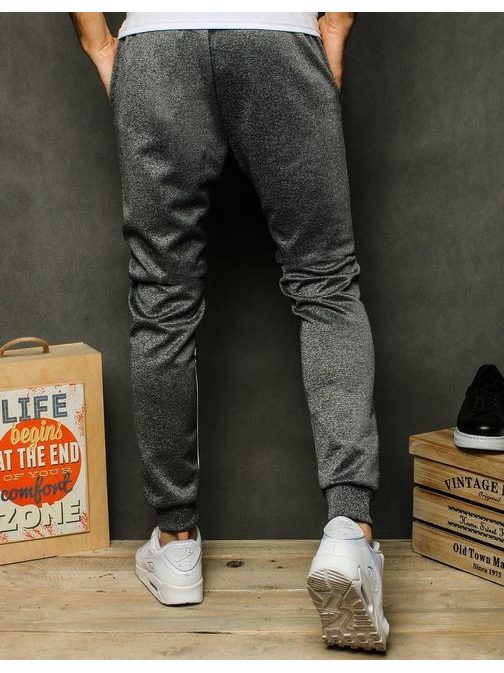 Fantastické tmavošedé tepláky