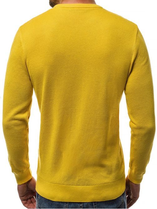 Pánsky žltý sveter  B/2433