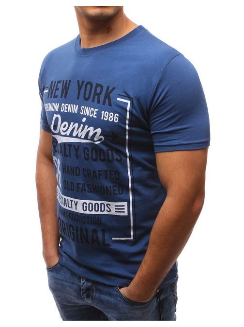 Nebesky modré tričko NEW YORK
