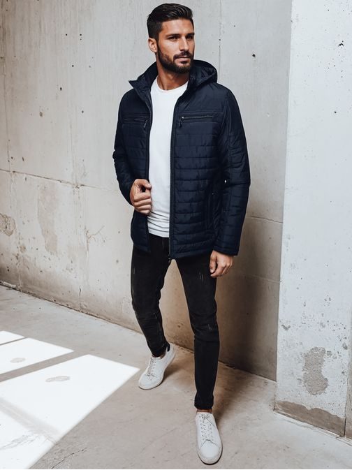 Prechodná módna granátová bunda s kapucňou