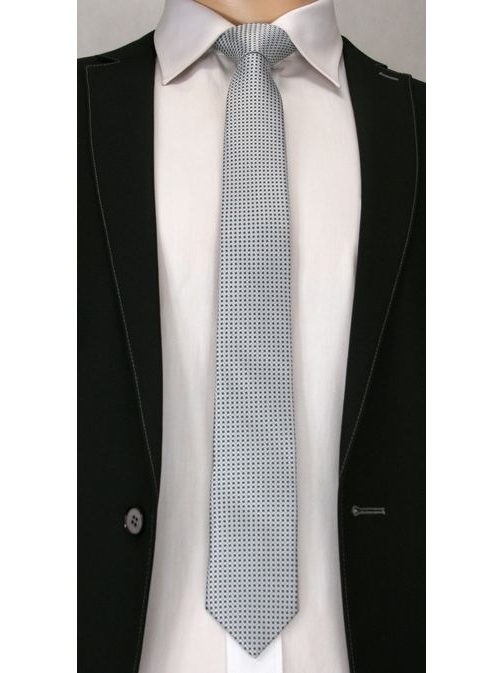 Sivá pánska kravata