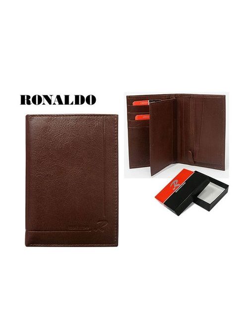 Vkusná pánska peňaženka RONALDO v koňakovej farbe