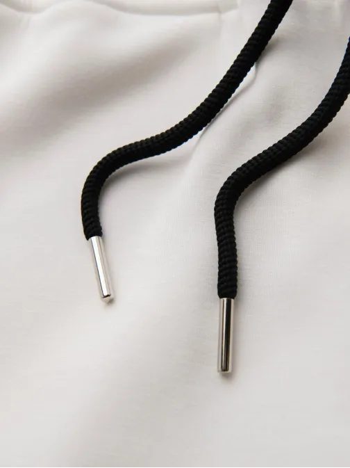 Trendy tepláky pre mužov biele V2 OM-PASK-0223