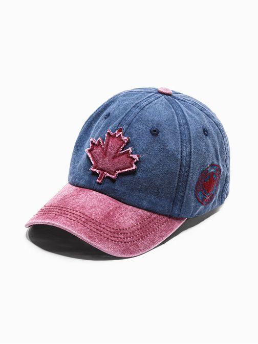 Granátovo-tmavo červená šiltovka Maple Leaf H076