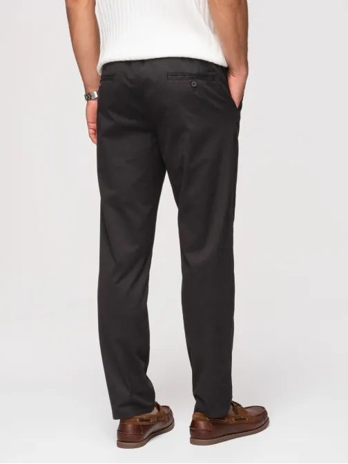 Pánske čierne chinos nohavice V5 PACP-0293