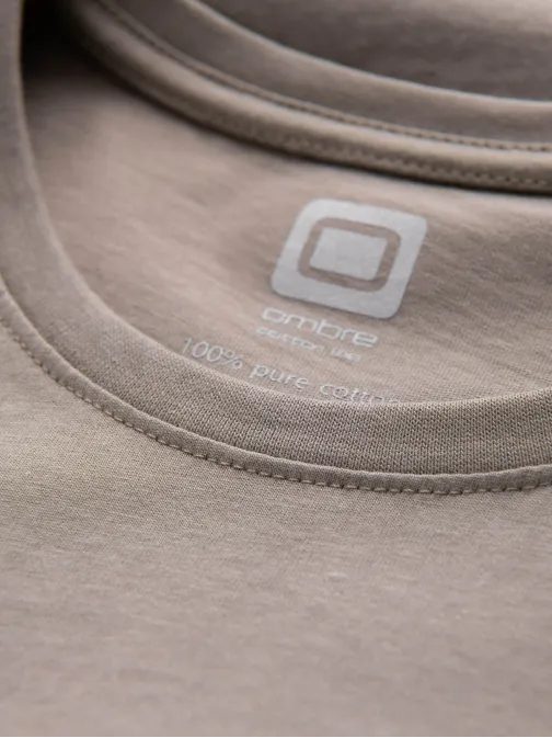 Originálne svetlo hnedé tričko s auto-moto motívom V3-S1735