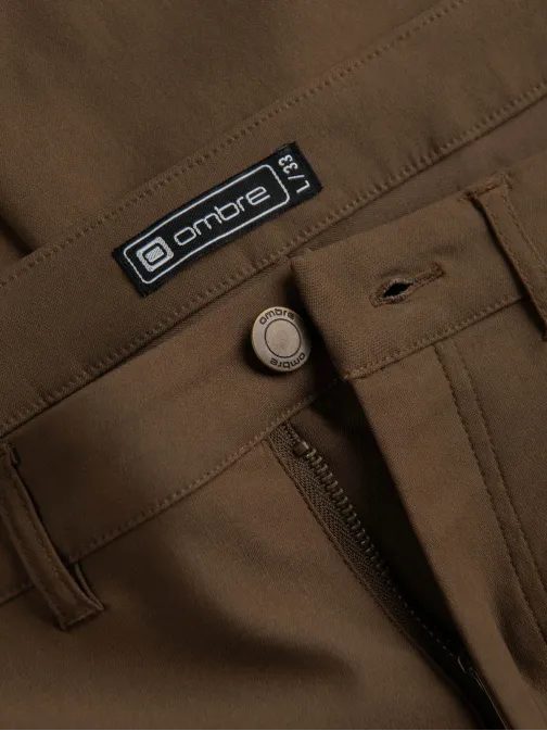 Olivové pánske cargo nohavice V2 PACG-0178