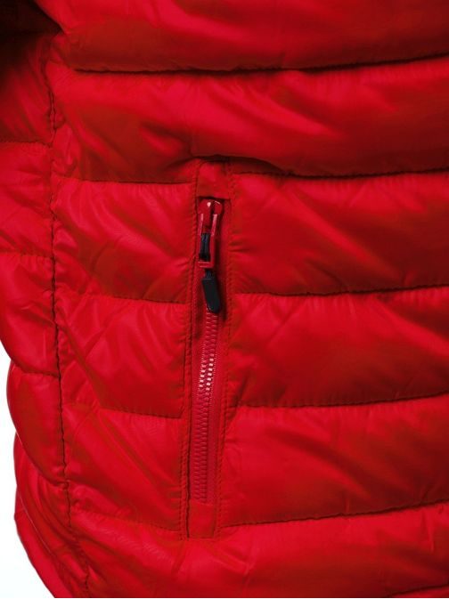 Moderná červená zimná bunda OZONEE JS/SM16