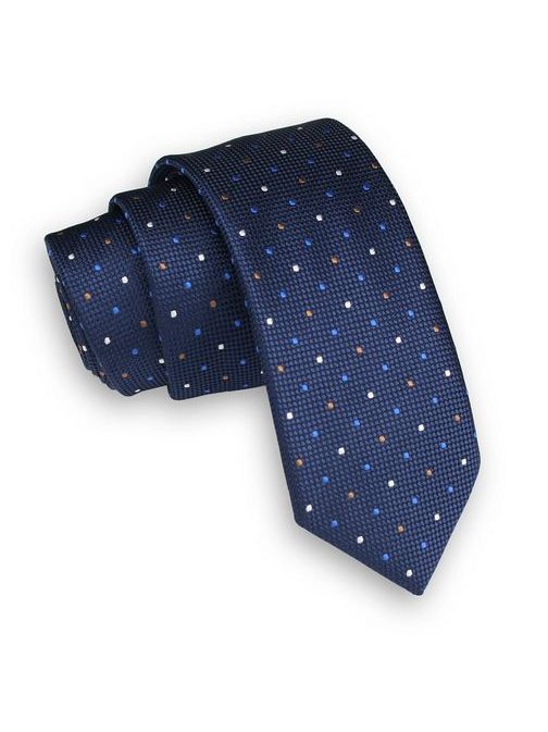Bodkovaná granátová kravata