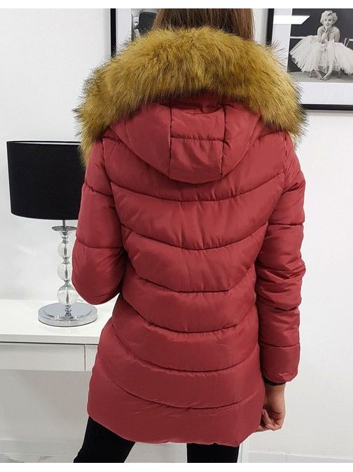 Trendy malinová zimná bunda SILECIA