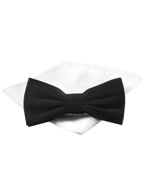 Módny čierny pánsky motýlik