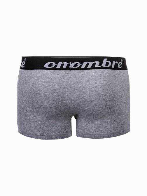 Sivé pánske boxerky OMBRE U06 (3 ks)