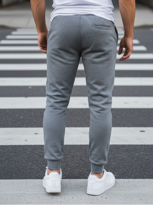 Maskáčové trendové tepláky v grafitovej farbe